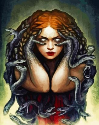 Evil Snake Woman Diamond Painting