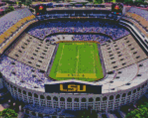 Michigan Tiger Stadium Diamond Painting