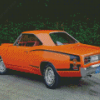 Orange Car 1970 Super Bee Diamond Painting