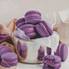 Purple Macaron Dessert Diamond Painting