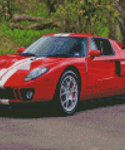 Red Ford 4gt Diamond Painting
