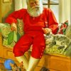 Santa With Cats Diamond Painting
