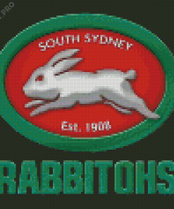 South Sydney Rabbitoh Logo Diamond Painting