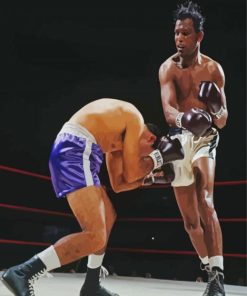 Sugar Ray Robinsonboxer In A Combat Diamond Painting