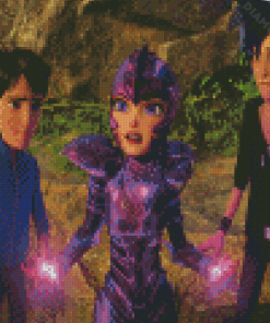 Trollhunters Rise Of The Titans Characters Diamond Painting