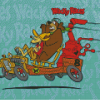 Wacky Races Cartoon Diamond Painting