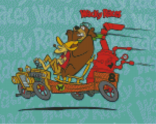 Wacky Races Cartoon Diamond Painting