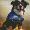 Adorable Bernese Mountain Dog Diamond Painting