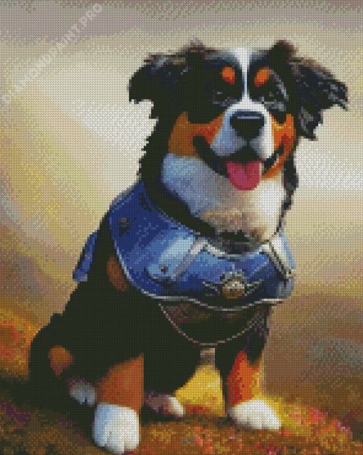 Adorable Bernese Mountain Dog Diamond Painting