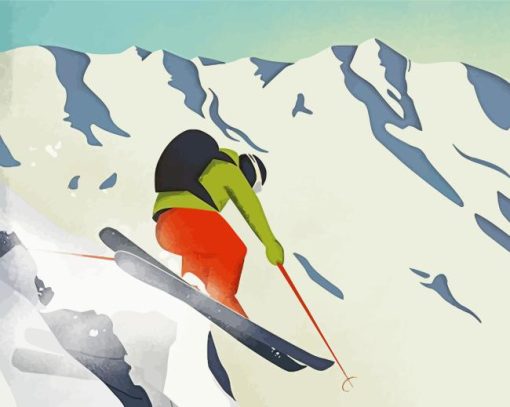 Alpine Ski Diamond Painting