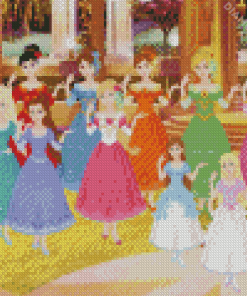 Barbie And The Twelve Dancing Princesses Diamond Painting