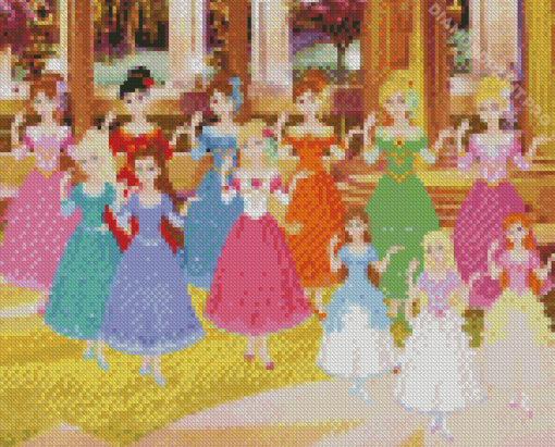 Barbie And The Twelve Dancing Princesses Diamond Painting