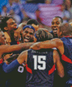 Basketball Team USA Diamond Painting