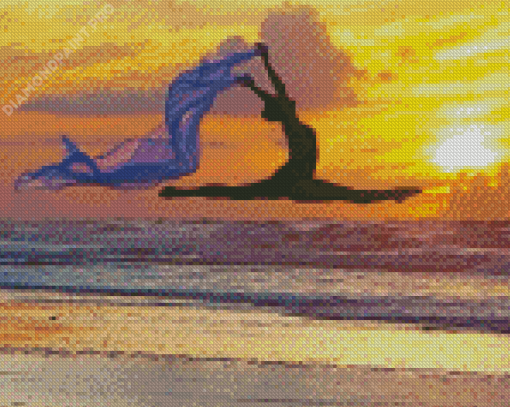 Beach Dancer Diamond Painting