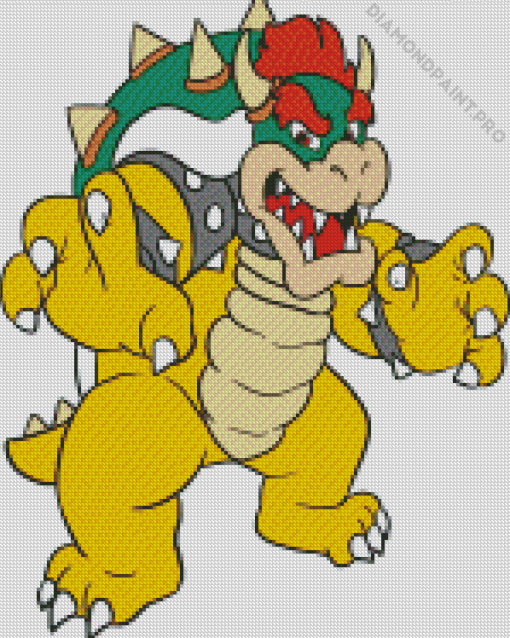 Bowser Art Diamond Painting