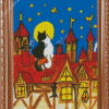 Cats On The Roof Diamond Painting