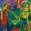 Deer In A Monastery Garden By Franz Marc Diamond Painting