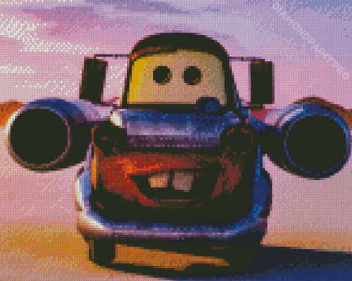 Flying Mater Truck By Diamond Painting
