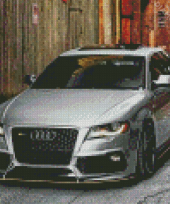Grey Car Audi A3 Diamond Painting