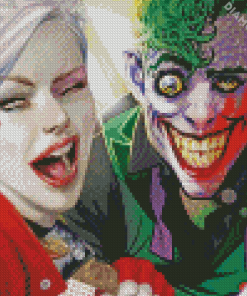 Harley Quinn And The Joker Diamond Painting