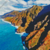 Kauai Island Cliffs Diamond Painting