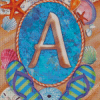 Letter A Diamond Painting