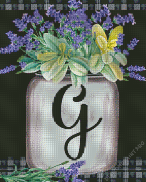Letter G Diamond Painting