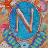 Letter N Diamond Painting