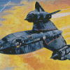 Lockheed SR 71 Blackbird Diamond Painting