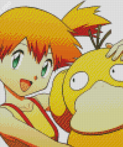 Misty And Psyduck Diamond Painting