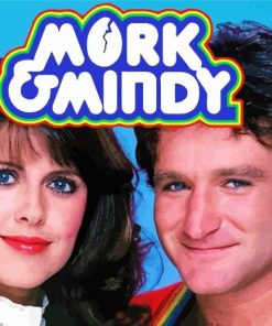 Mork And Mindy Poster Diamond Painting