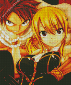 Natsu And Lucy Diamond Painting