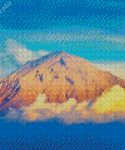 Popocatepetl Volcano Diamond Painting