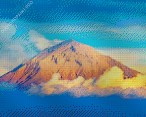 Popocatepetl Volcano Diamond Painting