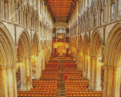 St Albans Cathedral Interior Diamond Painting