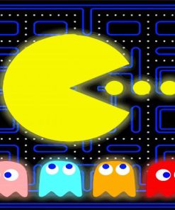 The Game Pacman Diamond Painting