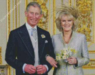 The King Charles And Camilla Diamond Painting