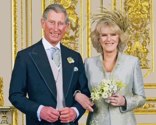 The King Charles And Camilla Diamond Painting