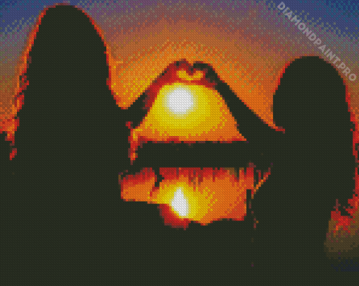 Aesthetic Besties Silhouette Diamond Painting