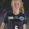 Camilla Weitzel German Volleyball Player Diamond Painting