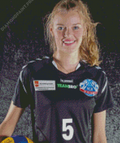 Camilla Weitzel German Volleyball Player Diamond Painting