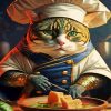 Chef Cat Diamond Painting