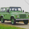 Green Land Rover Jeep Diamond Painting