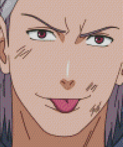 Hidan Akatsuki Tongue Out Diamond Painting