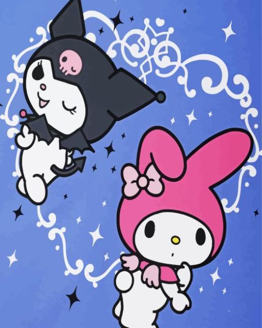 Kuromi And My Melody Diamond Painting