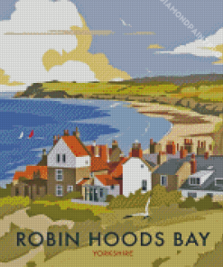 Robin Hood Bay Poster Diamond Painting