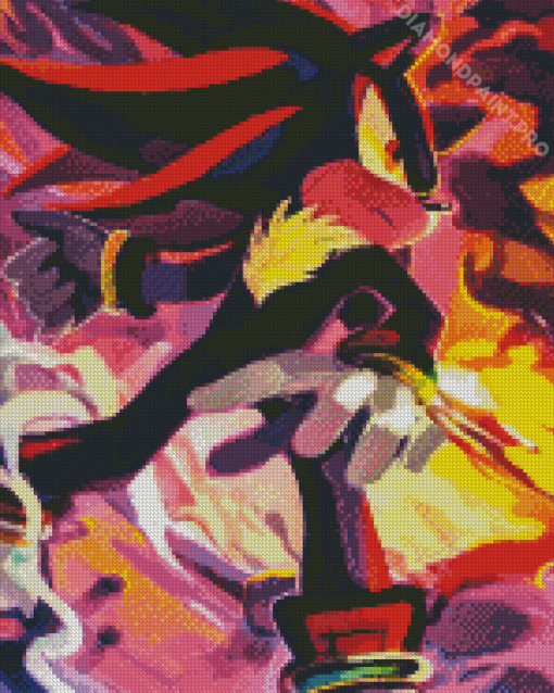 Shadow Sonic Art Diamond Painting