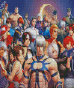 The King Of Fighters Characters Diamond Painting