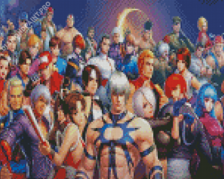The King Of Fighters Characters Diamond Painting