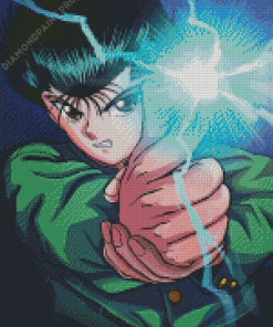 Yusuke Urameshi Yuyu Hakusho Character Diamond Painting